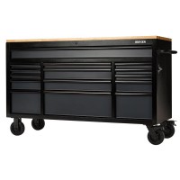 Draper BUNKER® Workbench Roller Tool Cabinet, 15 Drawer, 61\", Grey £1,399.00